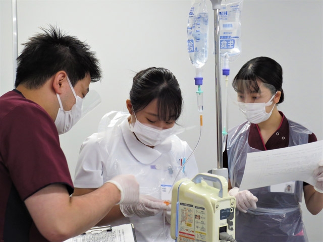 新人看護職員フォローアップ研修の様子