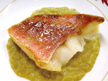 赤魚の新緑焼き